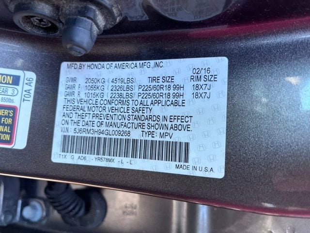 Used 2016 Honda CR-V Touring image 13