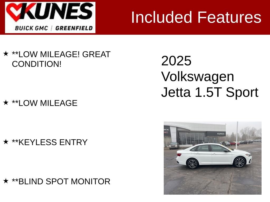 Used 2025 Volkswagen Jetta Sport image 3