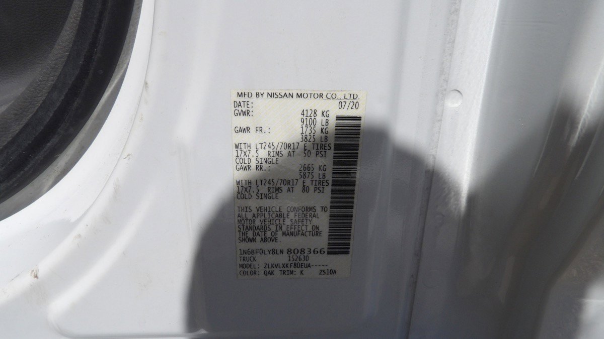 Used 2020 Nissan NV 2500 SV RWD image 9
