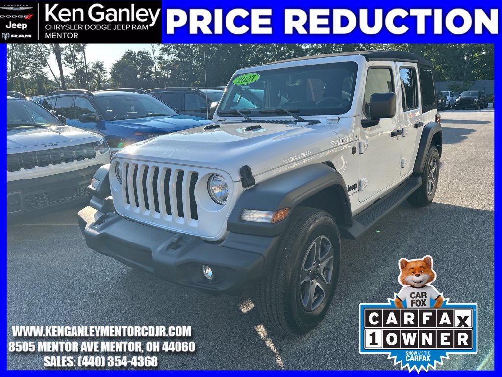 Certified 2023 Jeep Wrangler Unlimited Sport AWD/4WD image 3