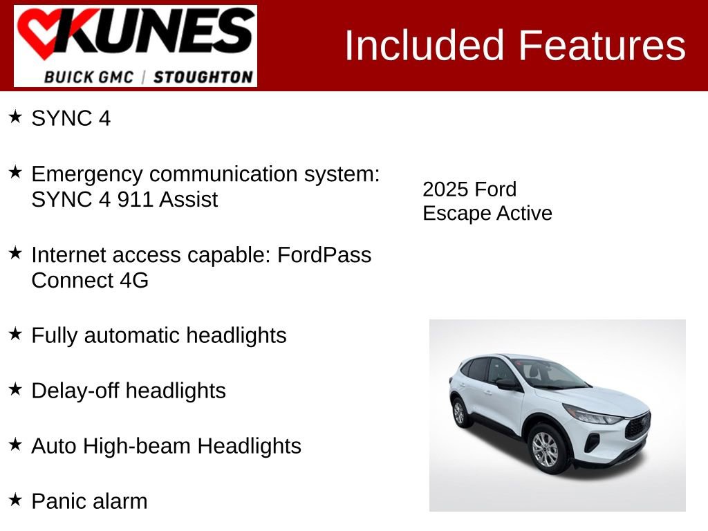 Used 2025 Ford Escape Active image 3