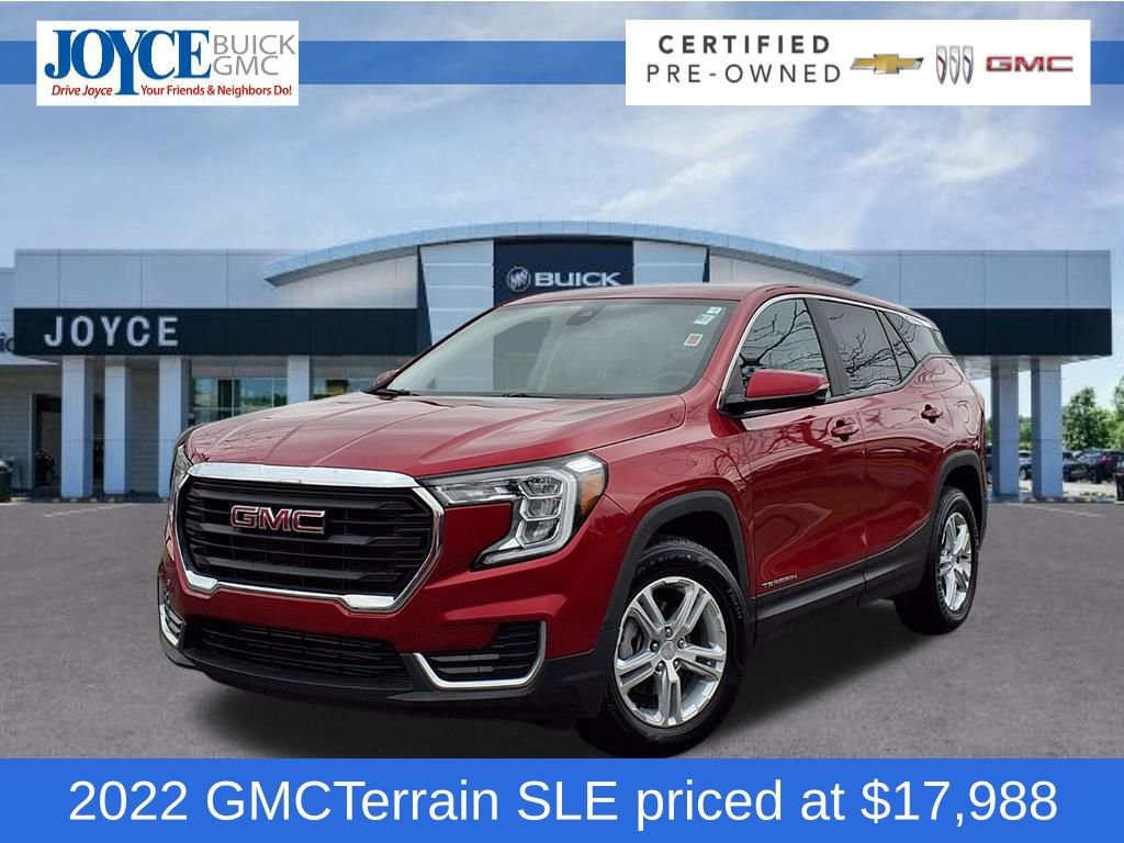 Certified 2022 GMC Terrain SLE image 1