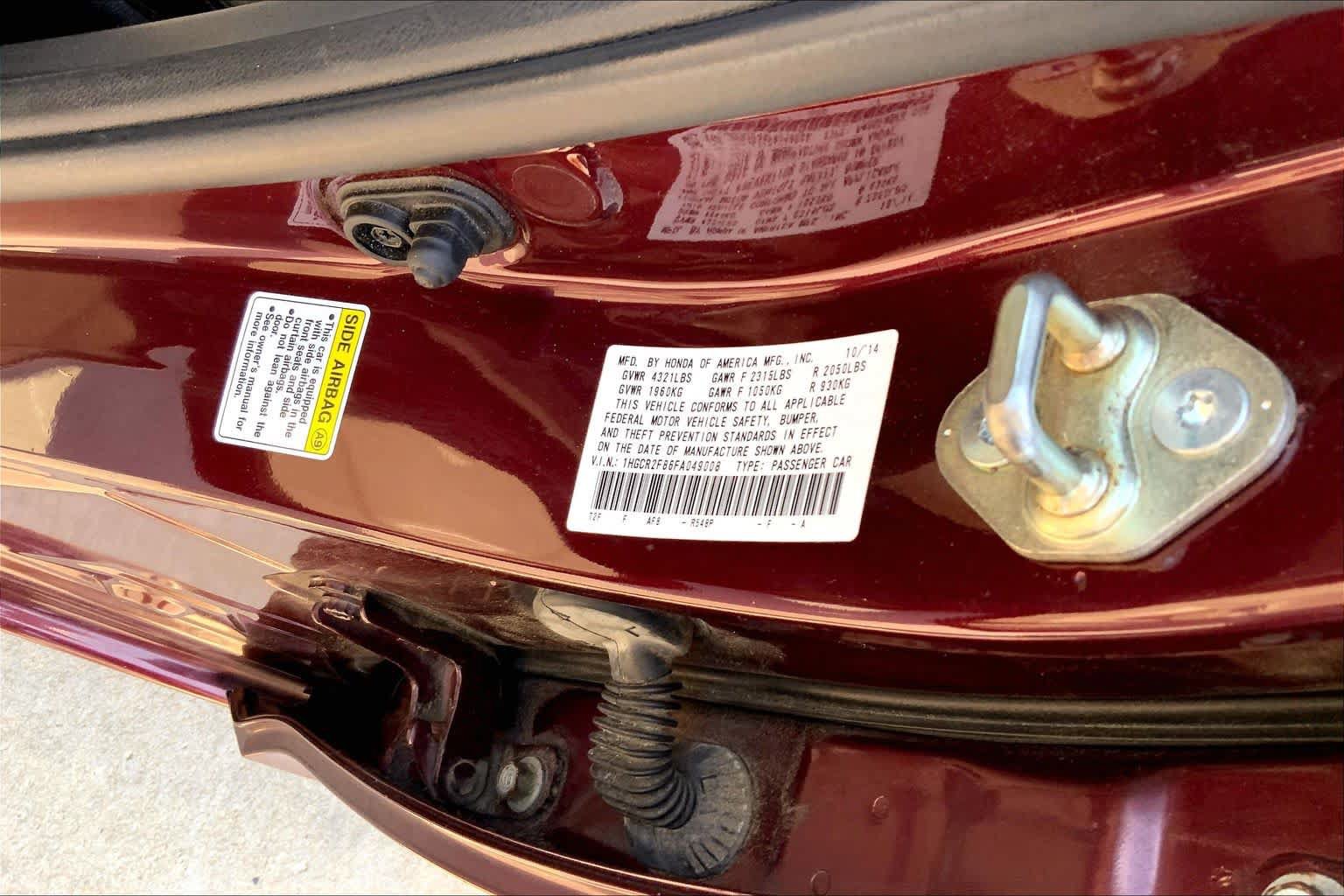 Used 2015 Honda Accord EX-L image 33