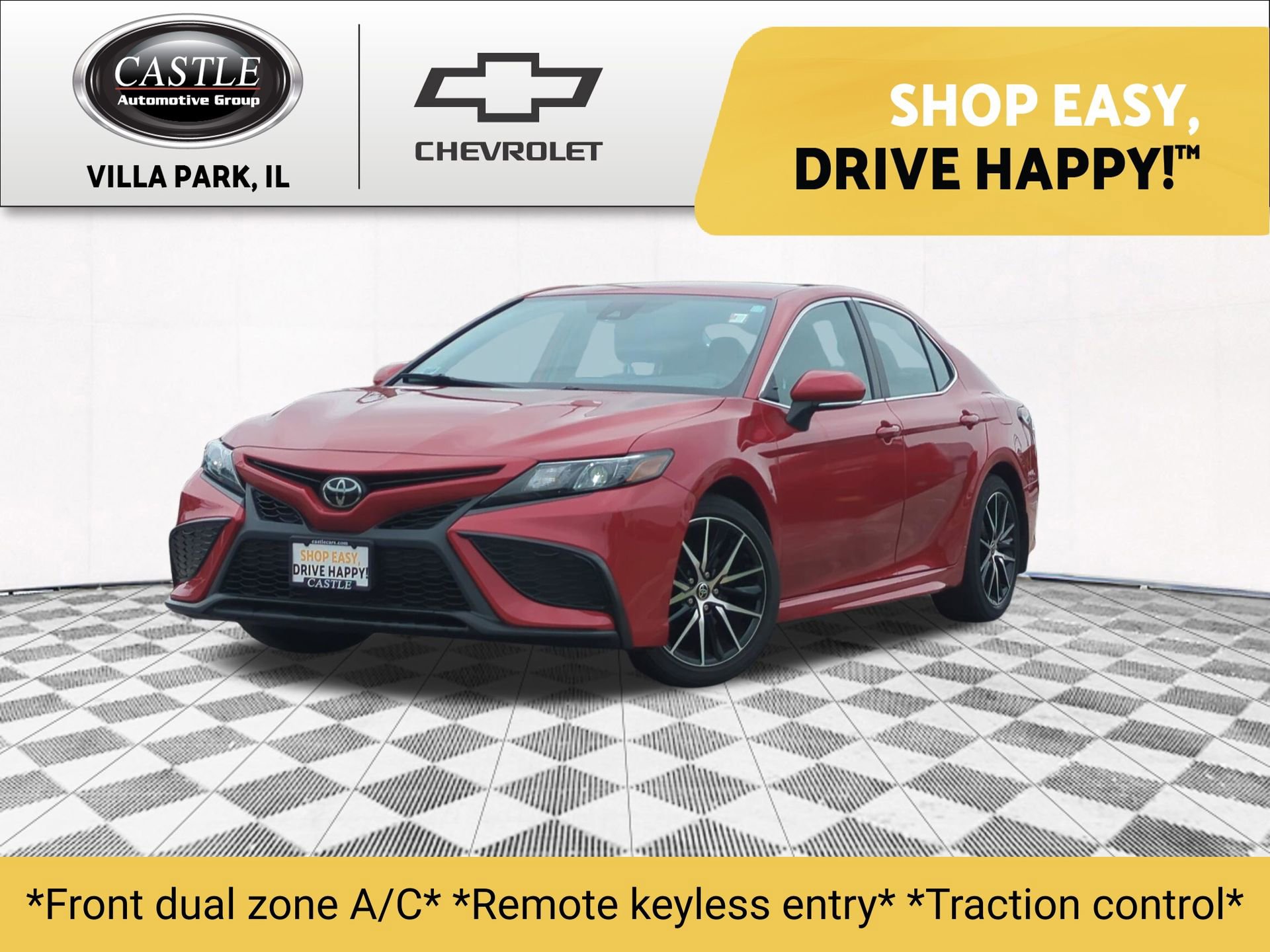 Used 2022 Toyota Camry SE FWD image 1