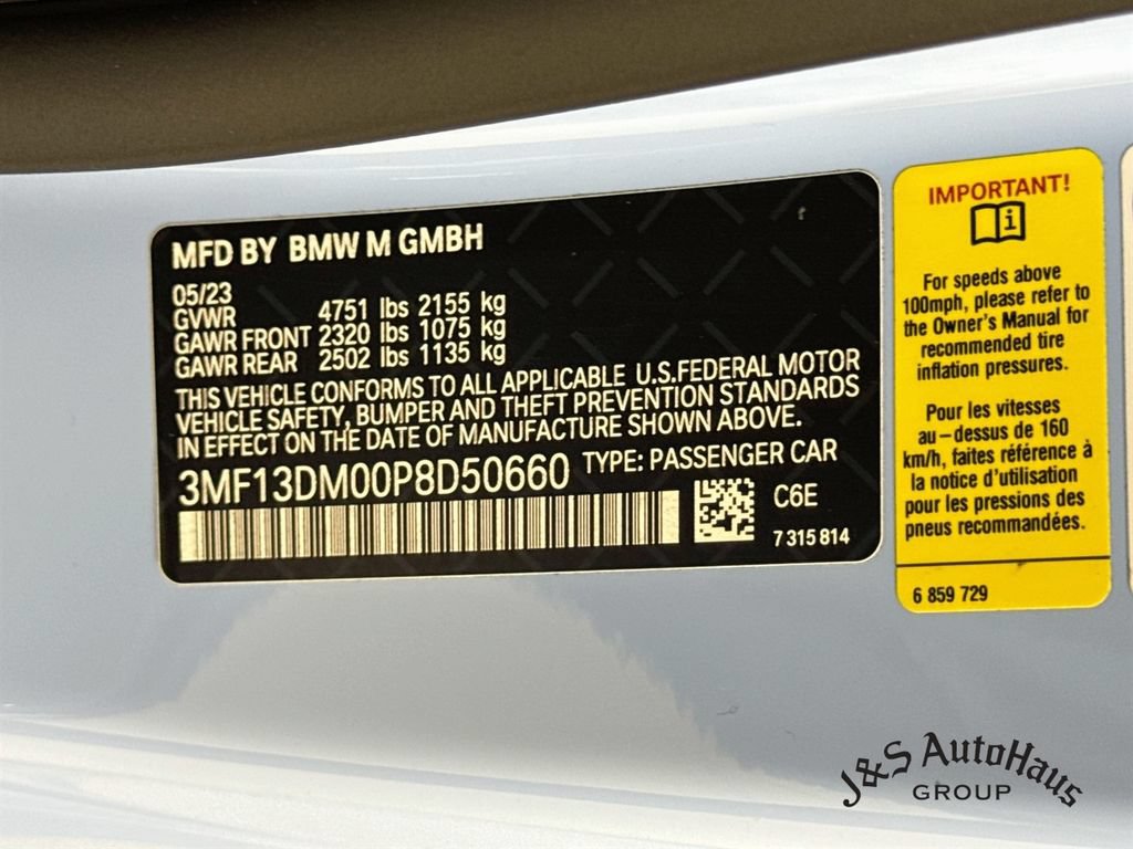 Used 2023 BMW M2 w/ Lighting Package RWD image 40