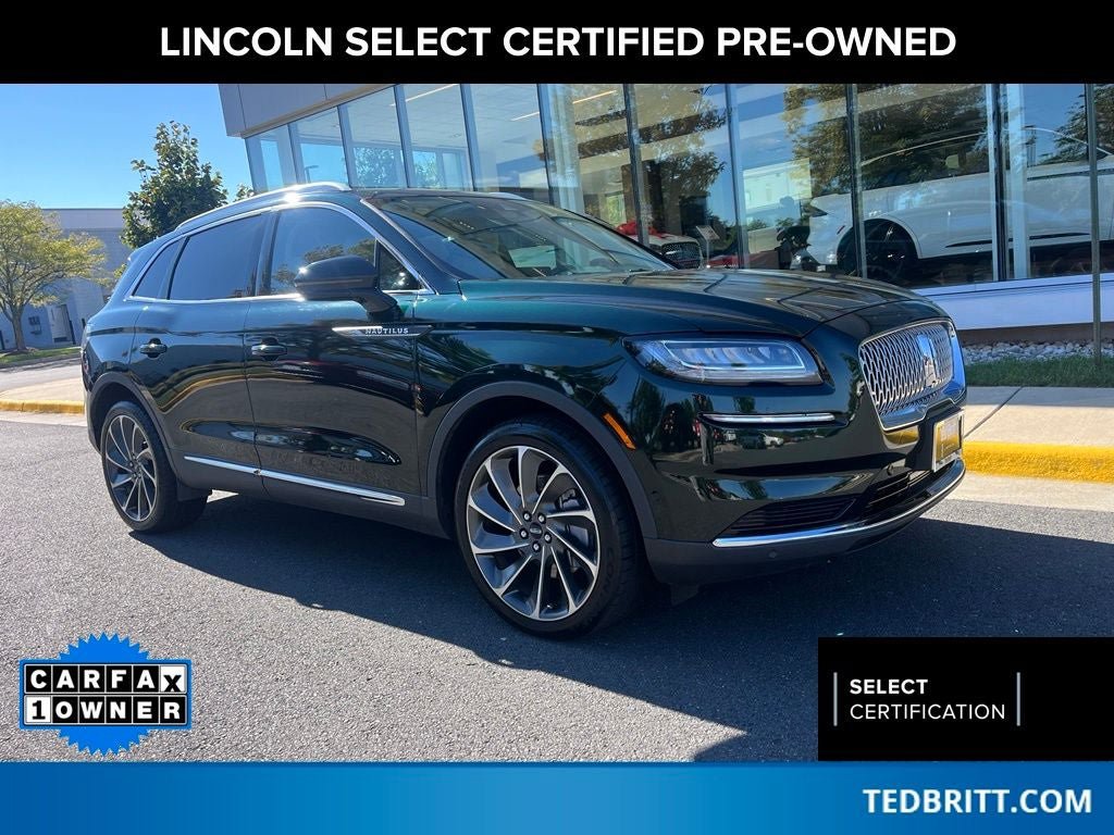 Certified 2021 Lincoln Nautilus Reserve w/ Equipment Group 201A