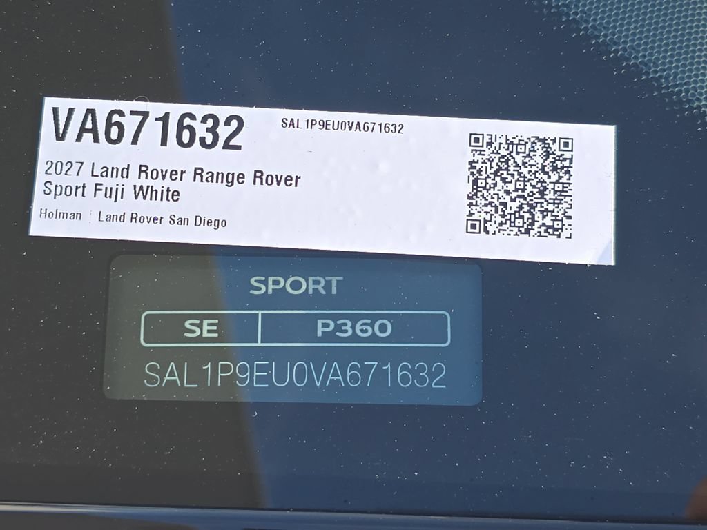 New 2027 Land Rover Range Rover Sport SE AWD/4WD image 38