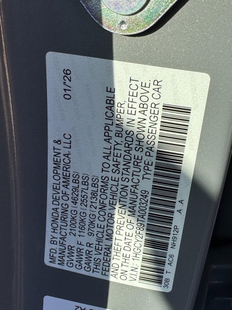 Used 2026 Honda Accord Touring image 29