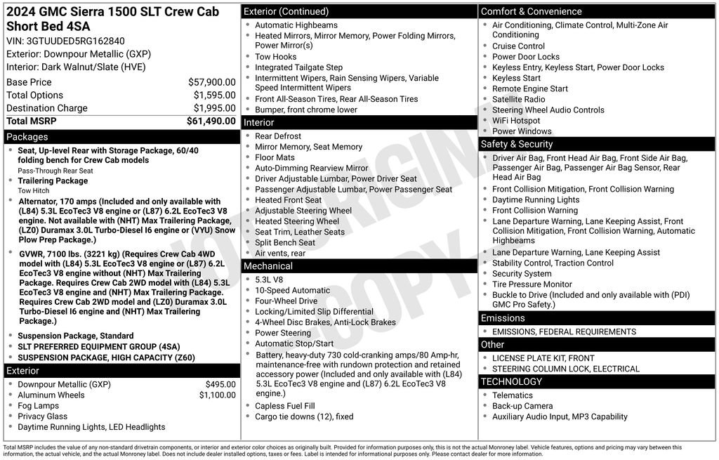 Used 2024 GMC Sierra 1500 SLT image 8