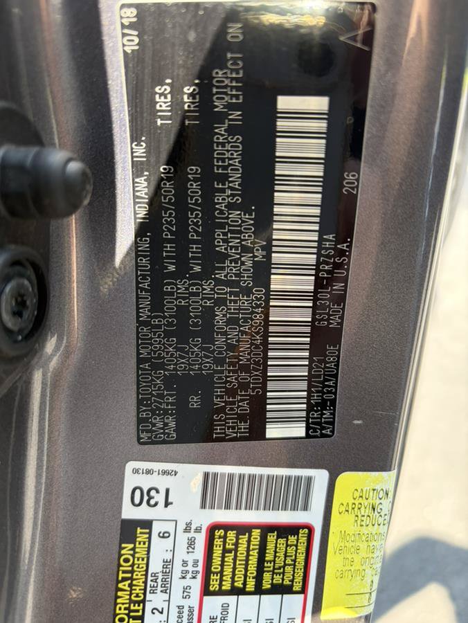 Used 2019 Toyota Sienna SE FWD image 22
