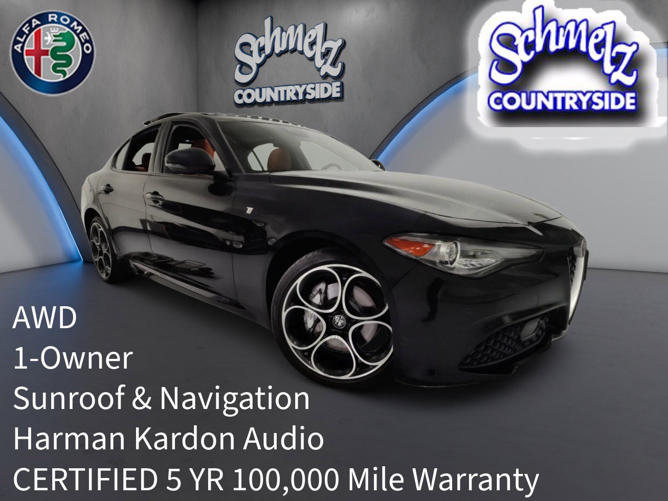 Certified 2022 Alfa Romeo Giulia Ti AWD/4WD video 1