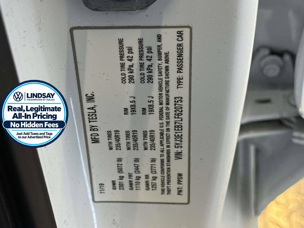 Used 2020 Tesla Model 3 Long Range AWD/4WD image 31