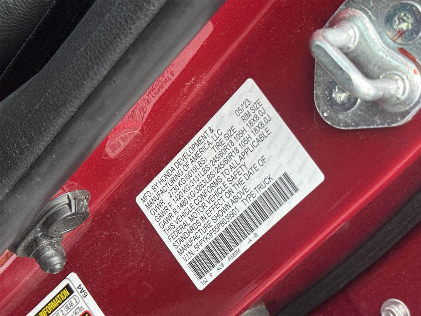 Used 2023 Honda Ridgeline RTL image 32