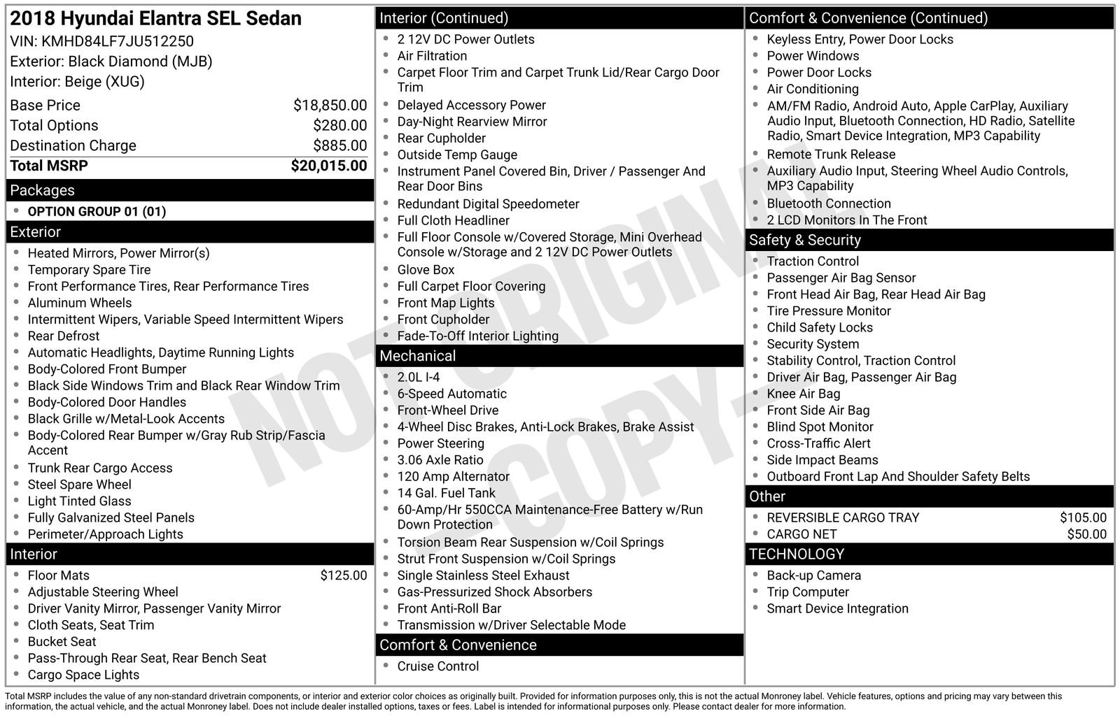Used 2018 Hyundai Elantra SEL image 6
