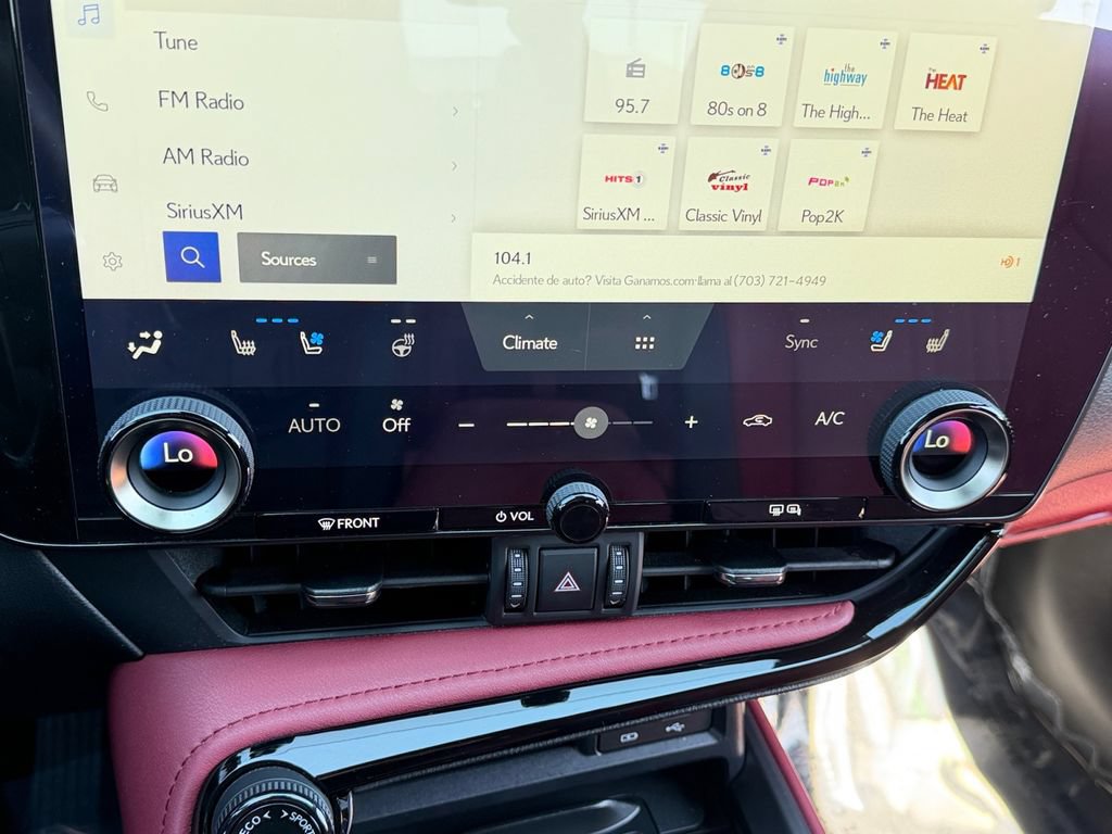 Certified 2025 Lexus NX 250 FWD w/ Cold Area Package image 23