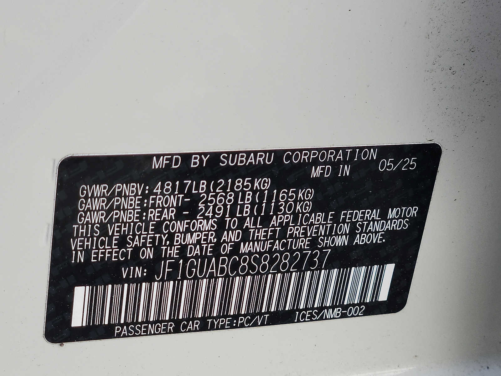 Certified 2025 Subaru Impreza 2.0i AWD/4WD image 26