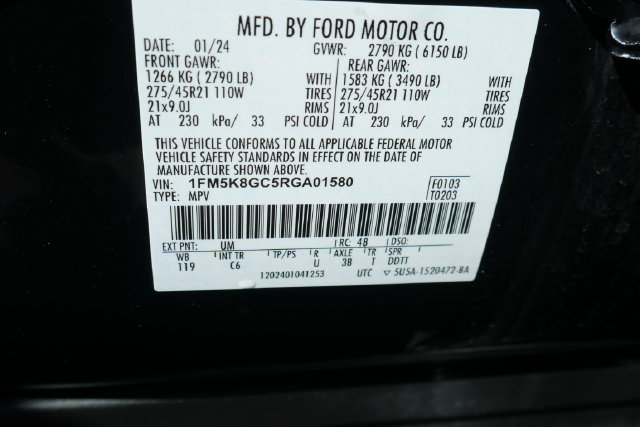 Used 2024 Ford Explorer ST w/ Equipment Group 401A AWD/4WD image 30