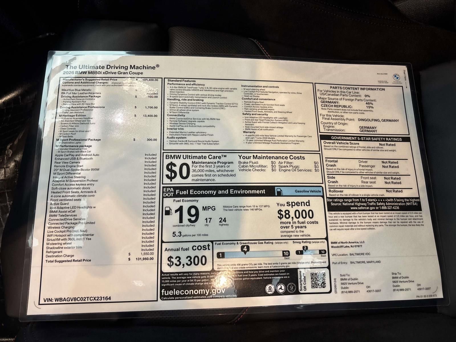 New 2026 BMW M850i xDrive image 30