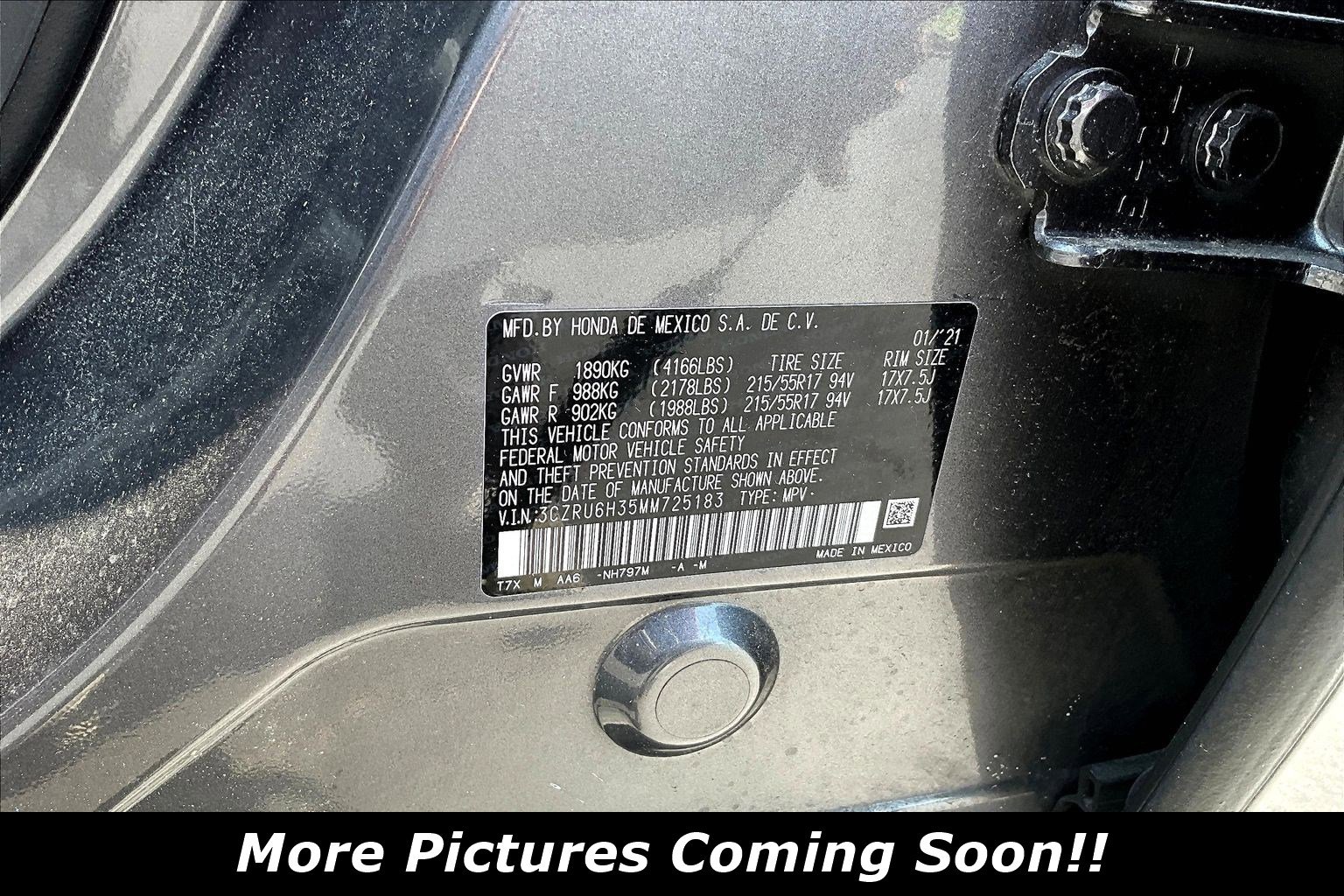 Used 2021 Honda HR-V LX image 6