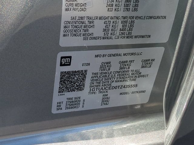 New 2026 GMC Sierra 1500 Elevation w/ LPO, Elevation Black Package AWD/4WD image 35