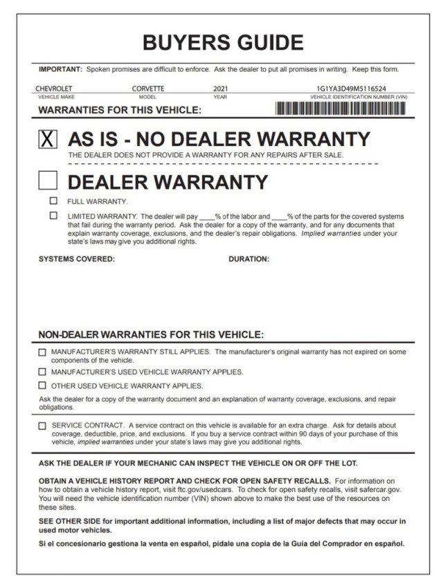 Used 2021 Chevrolet Corvette Stingray Convertible w/ Z51 Performance Package image 26