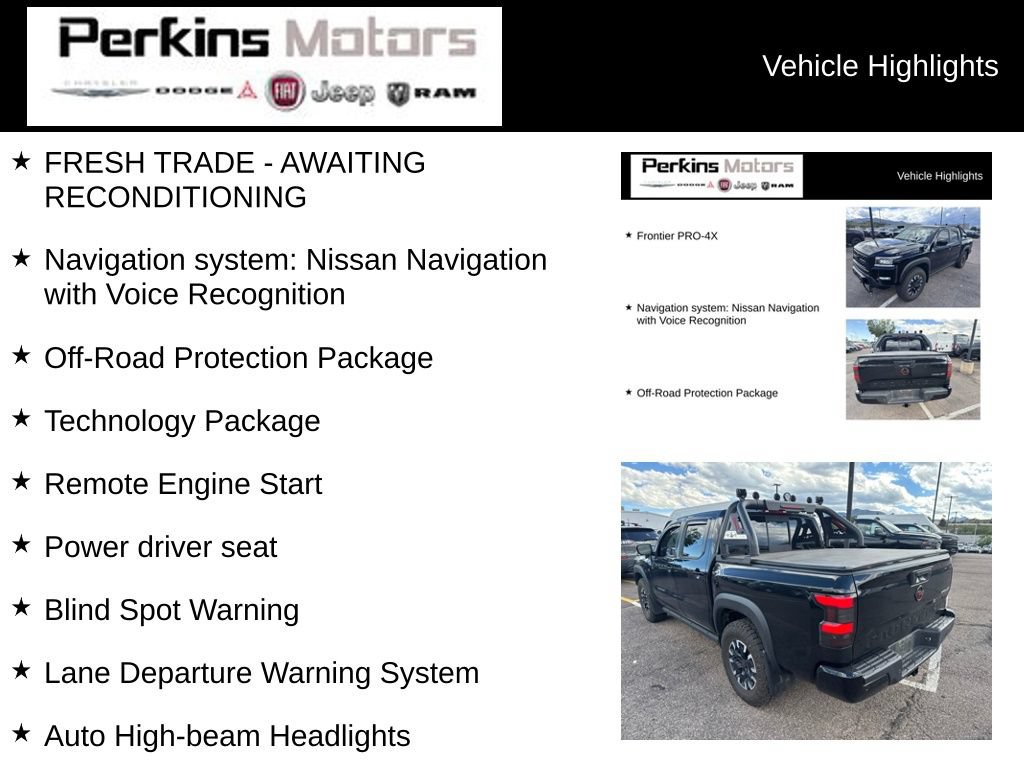 Used 2022 Nissan Frontier PRO-4X w/ Technology Package AWD/4WD image 7