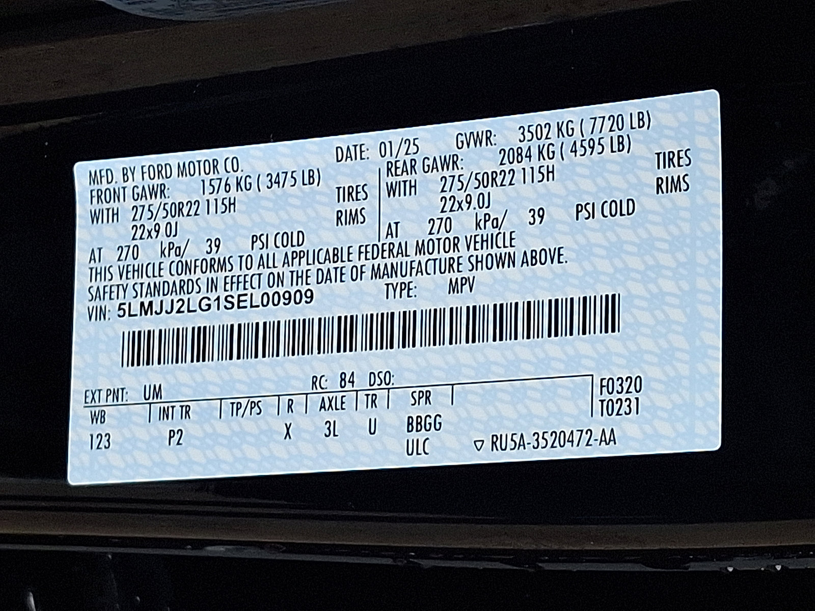 Used 2025 Lincoln Navigator Reserve w/ Jet Appearance Package image 26