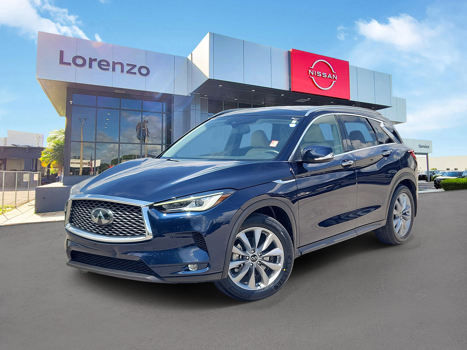 Used 2022 INFINITI QX50 Luxe FWD image 1