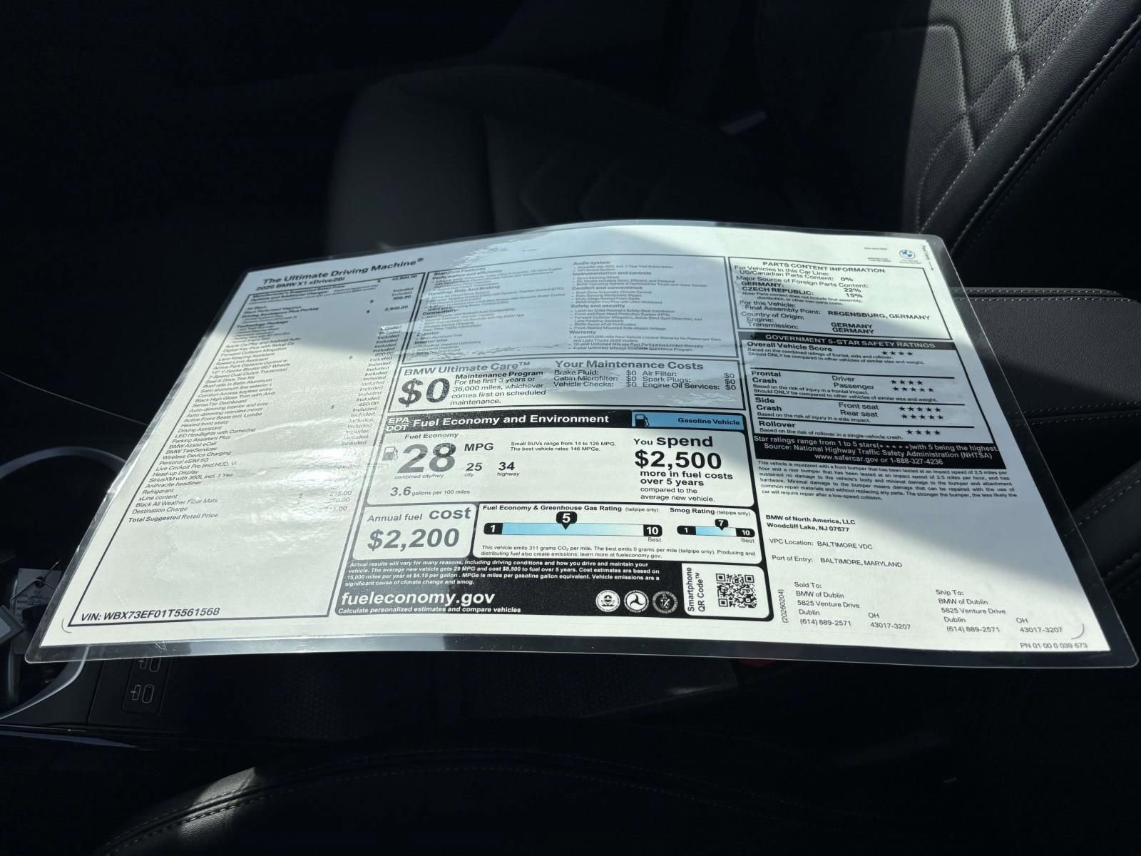 New 2026 BMW X1 xDrive28i w/ Technology Package image 34