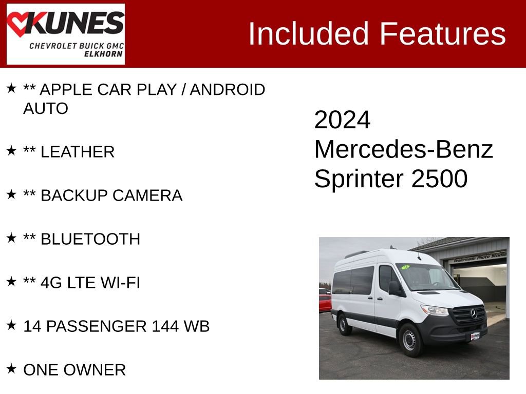 Used 2024 Mercedes-Benz Sprinter 2500 image 2