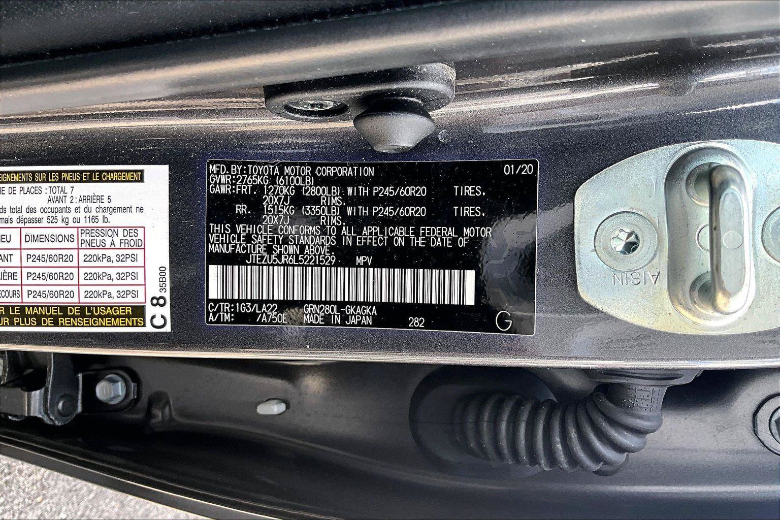 Used 2020 Toyota 4Runner Limited RWD image 19