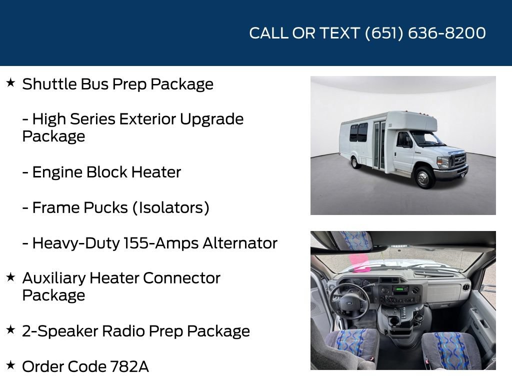 Used 2015 Ford E-450 and Econoline 450 Super Duty w/ Shuttle Bus Prep Package RWD image 10
