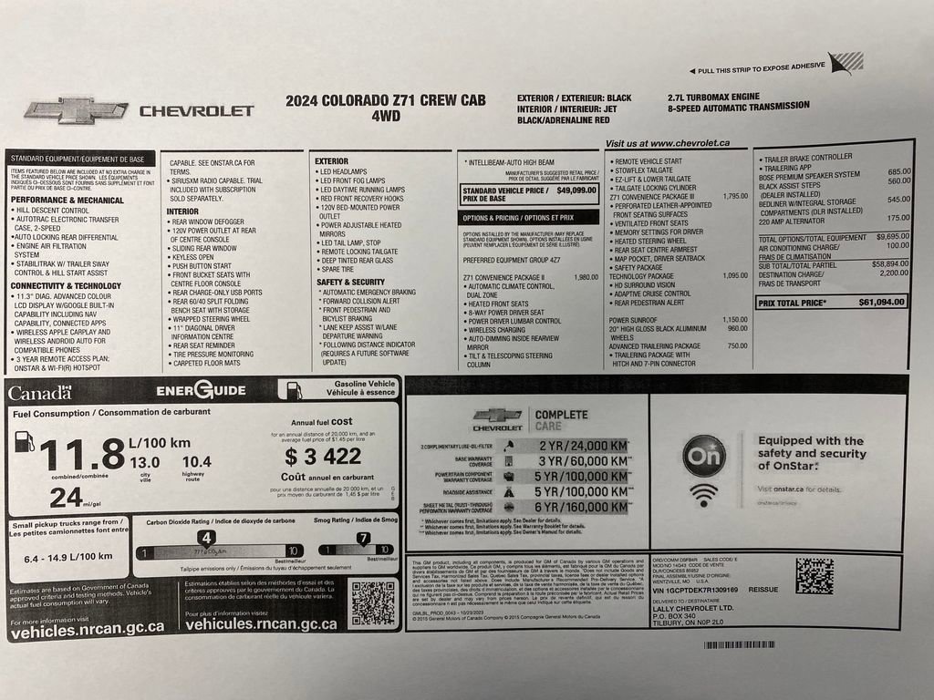 Used 2024 Chevrolet Colorado Z71 w/ Z71 Convenience Package 2 image 33