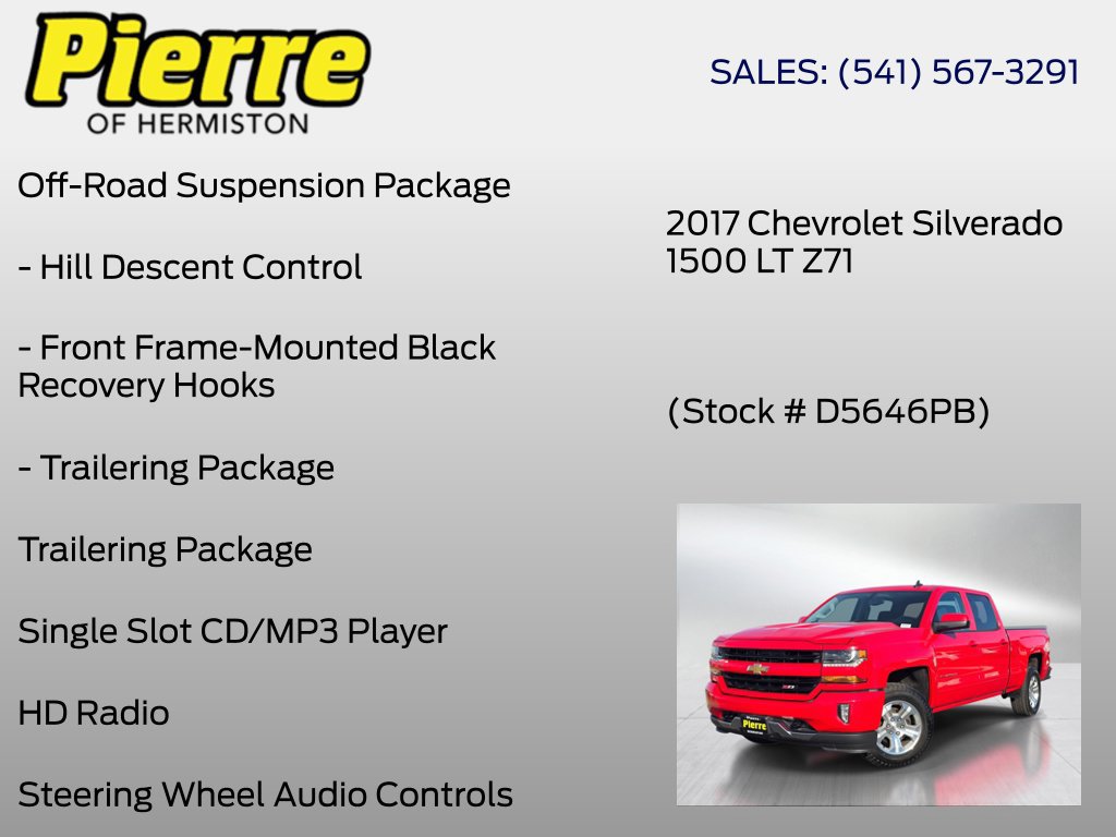 Used 2017 Chevrolet Silverado 1500 LT w/ All Star Edition AWD/4WD image 36