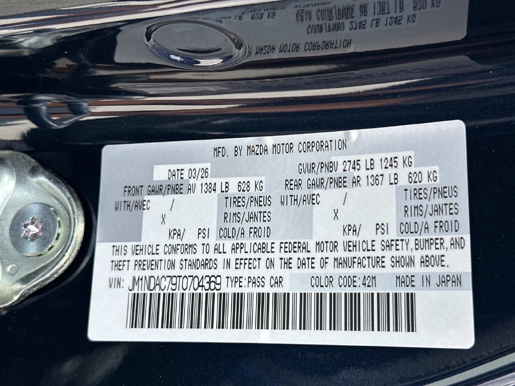 New 2026 MAZDA MX-5 Miata Club w/ Interior Package RWD image 30