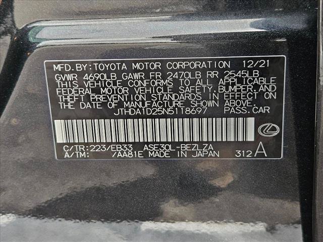 Used 2022 Lexus IS 300 w/ Premium Package RWD image 22
