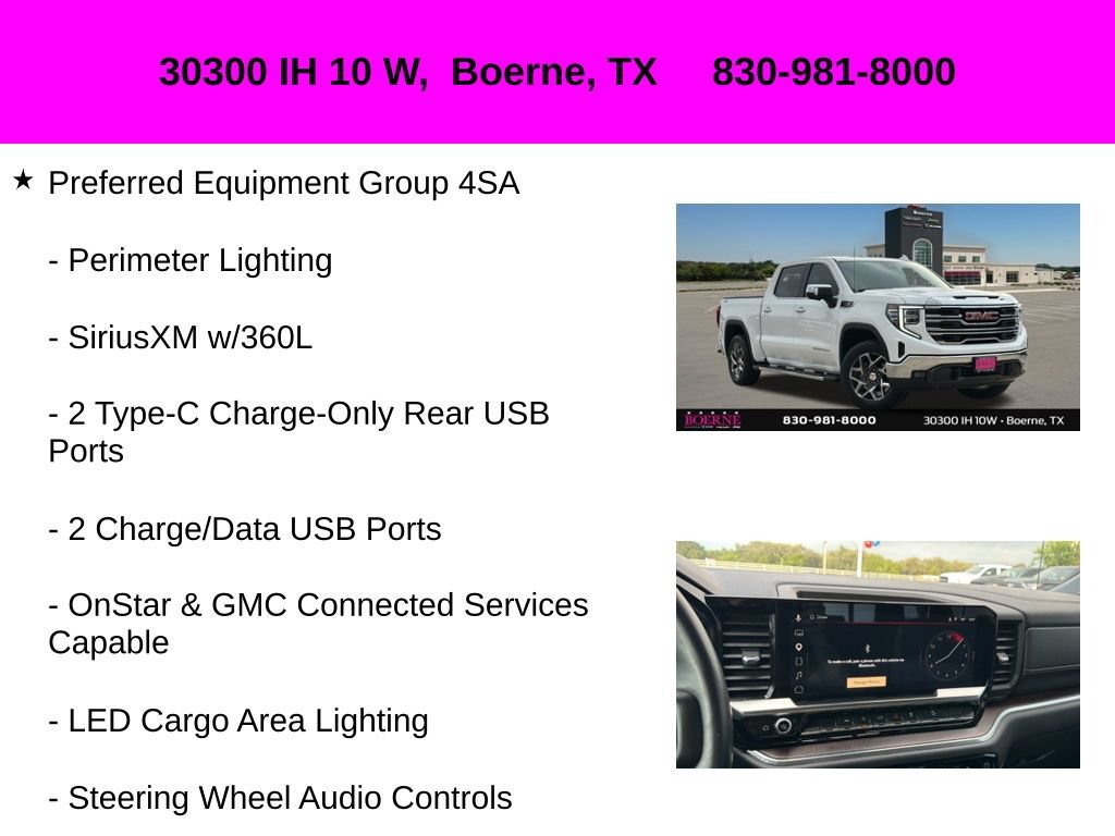 Used 2023 GMC Sierra 1500 SLT w/ SLT Premium Package AWD/4WD image 34
