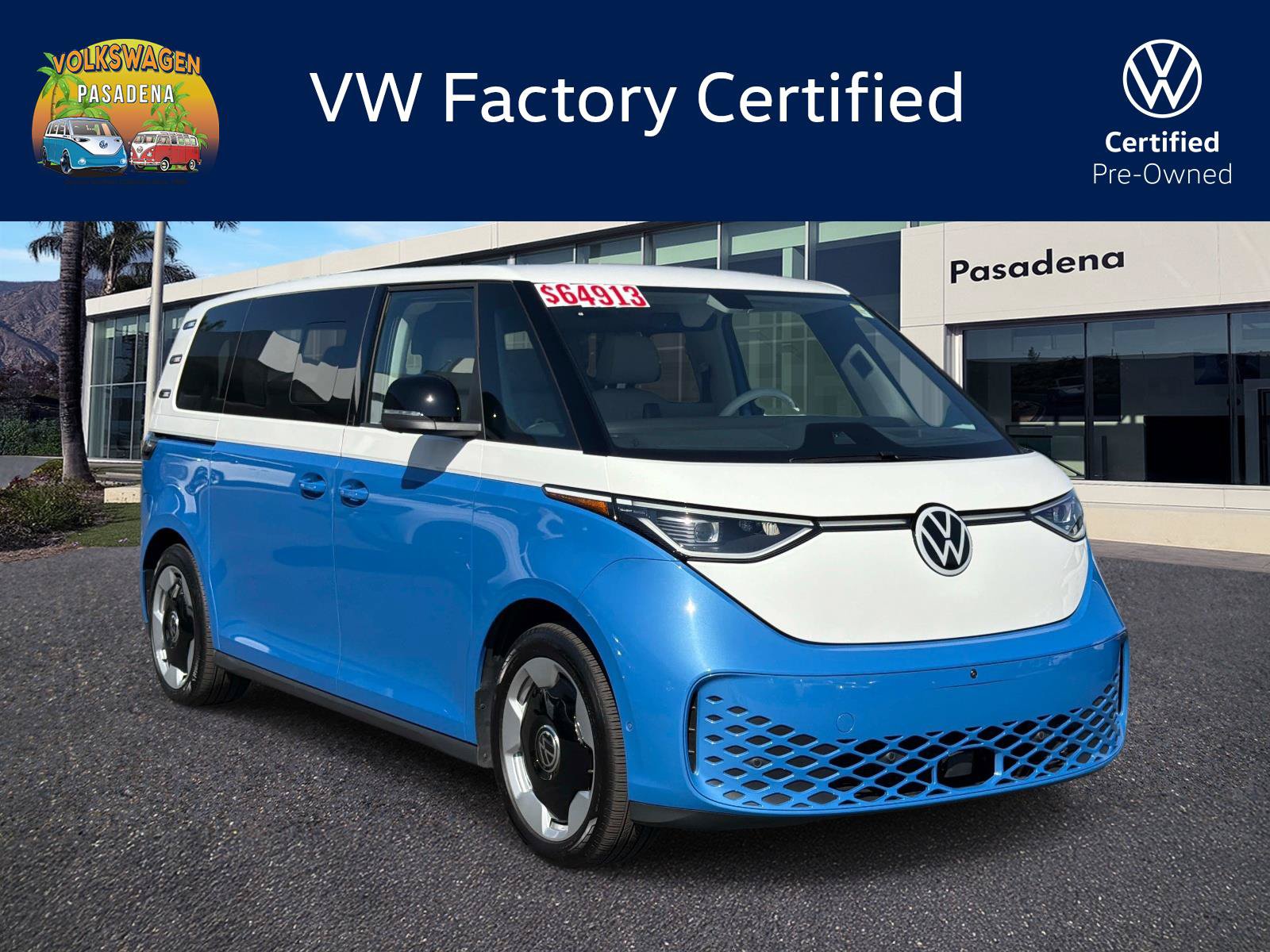 Certified 2025 Volkswagen ID. Buzz Pro S Plus AWD/4WD image 1
