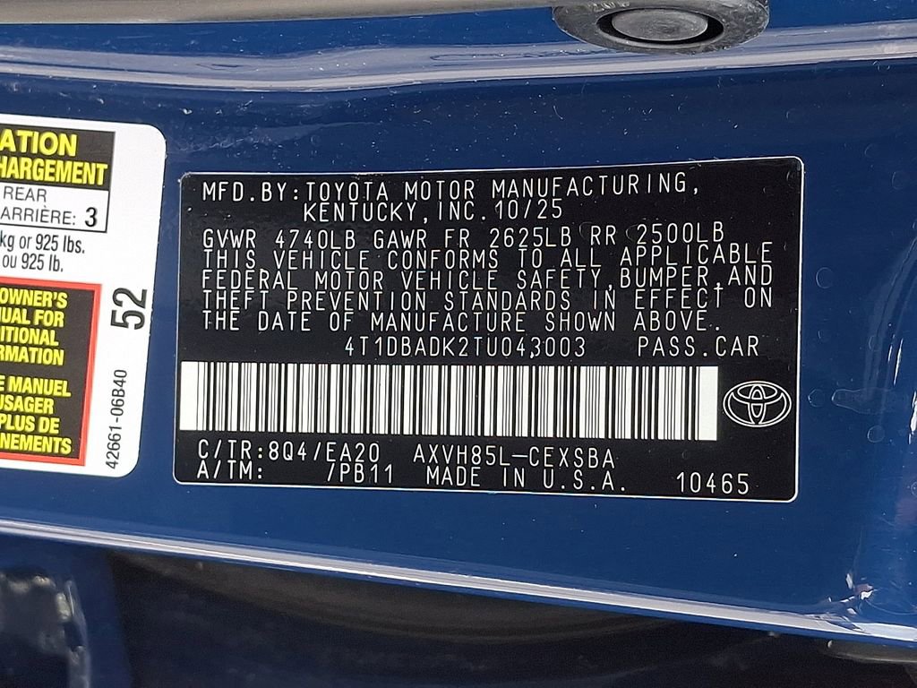 Used 2026 Toyota Camry SE w/ Convenience Package AWD/4WD image 27