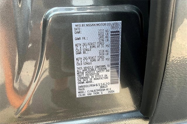 New 2025 Nissan Frontier SV w/ Tow Package image 17