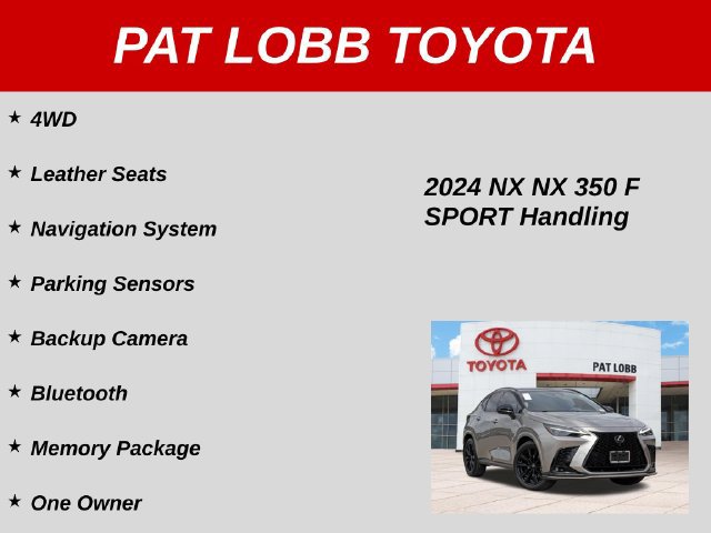 Used 2024 Lexus NX 350 F Sport AWD/4WD image 38