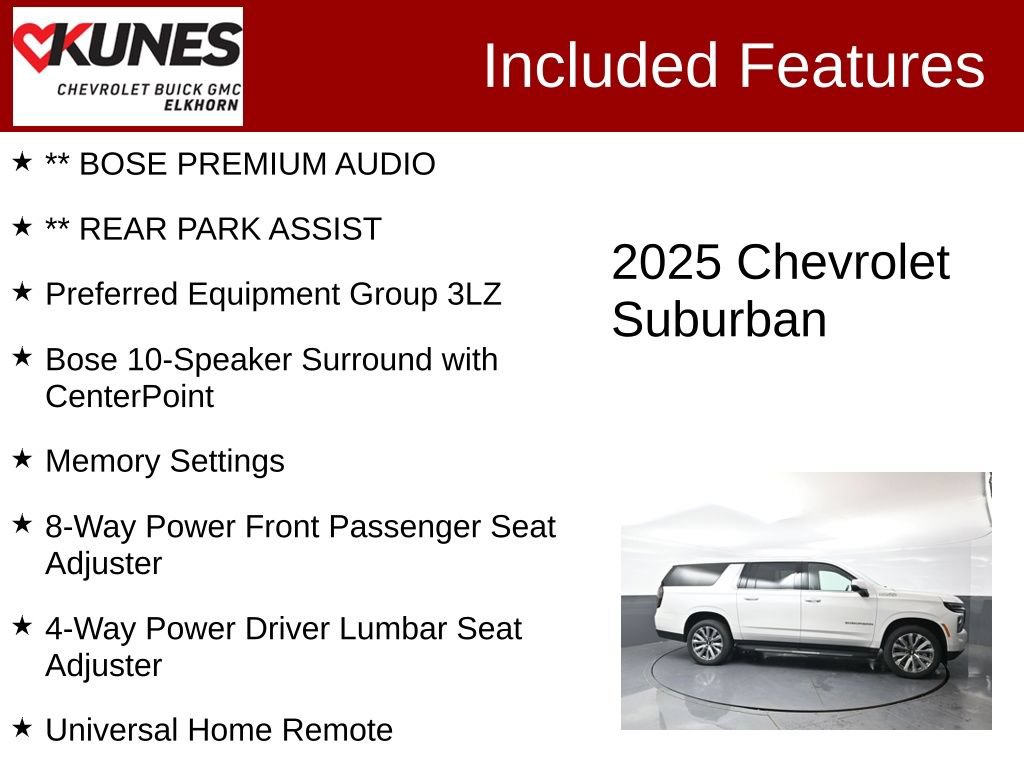 Used 2025 Chevrolet Suburban High Country AWD/4WD image 3