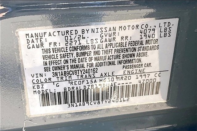 New 2026 Nissan Sentra SV w/ SV Convenience Package image 8