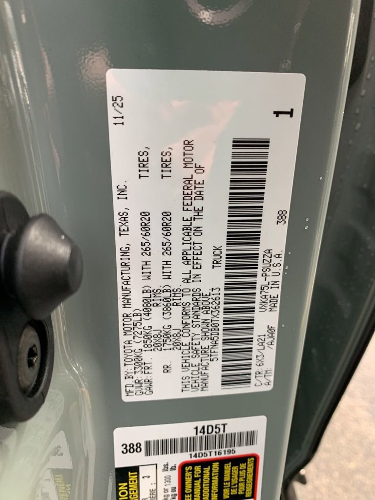 New 2026 Toyota Tundra Platinum image 32