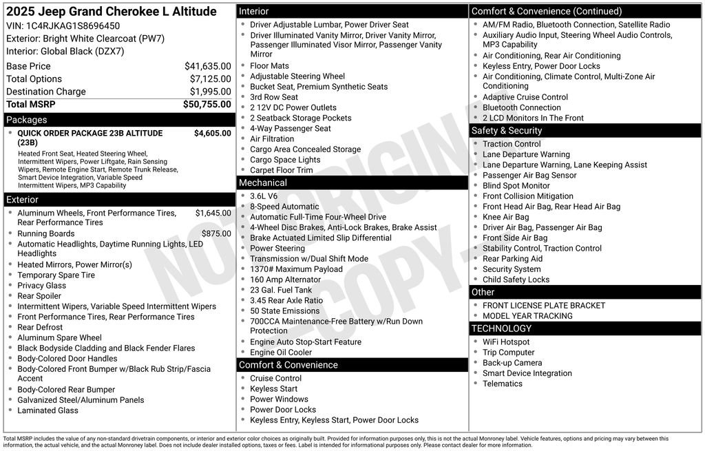 Used 2025 Jeep Grand Cherokee L Laredo image 6