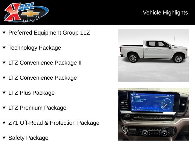 Certified 2023 Chevrolet Silverado 1500 LTZ w/ LTZ Premium Package AWD/4WD image 2