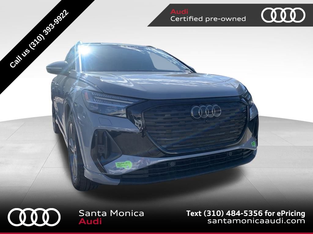 Certified 2023 Audi Q4 e-tron Prestige w/ Black Optic Package
