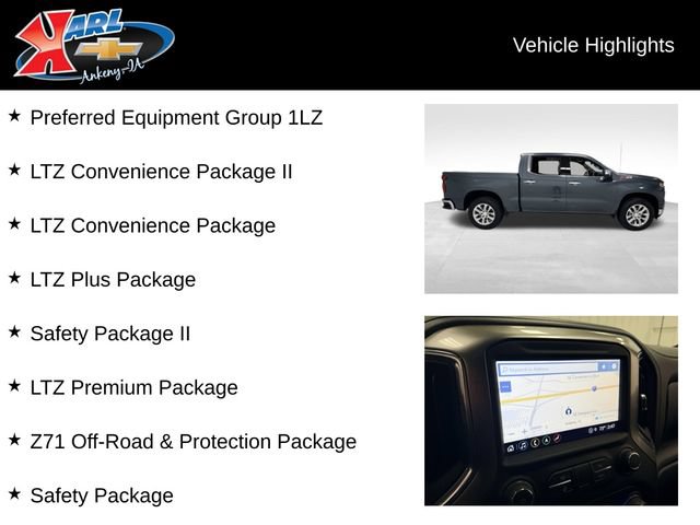 Certified 2021 Chevrolet Silverado 1500 LTZ w/ LTZ Premium Package AWD/4WD image 2
