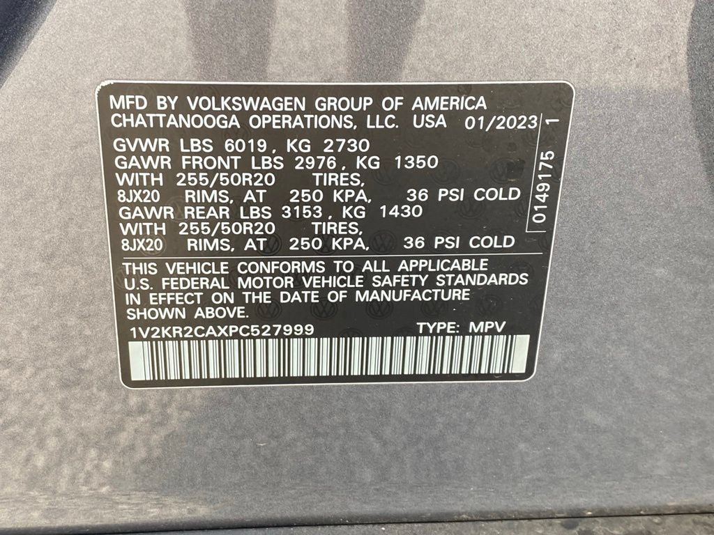 Used 2023 Volkswagen Atlas SE AWD/4WD image 18