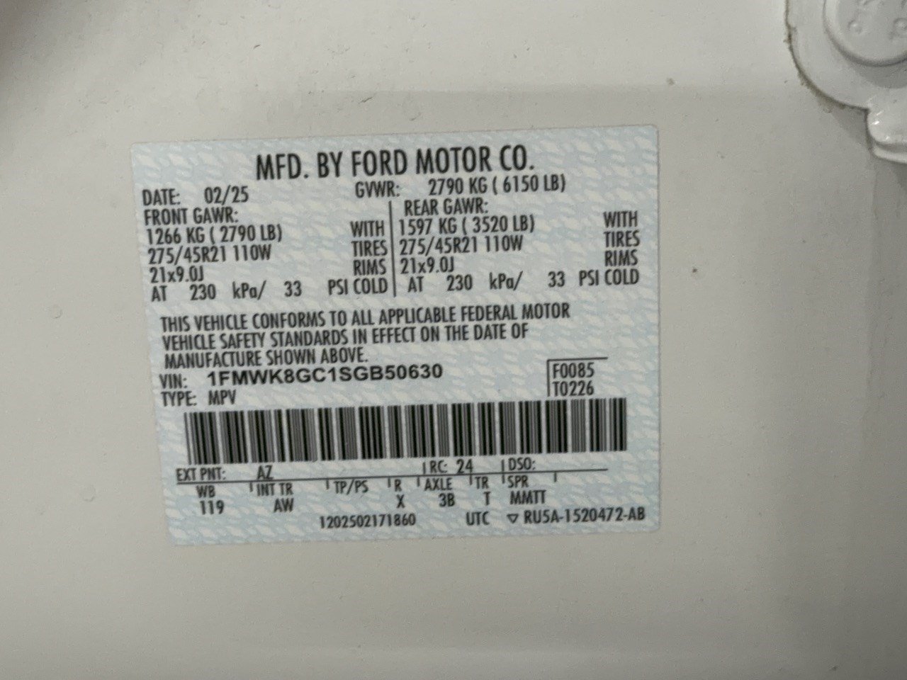 Used 2025 Ford Explorer ST AWD/4WD image 32